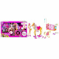 Ensemble de jouets Barbie Toilettage des Chevaux Plastique