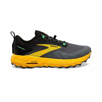 Chaussures de Running pour Adultes Brooks Cascadia 17 Jaune Noir
