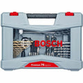 Ensemble de forets BOSCH 2608P00234 76 Pièces Acier inoxydable Housse de transport