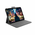 Housse pour iPad + Clavier Logitech Slim Folio Gris Espagnol Qwerty