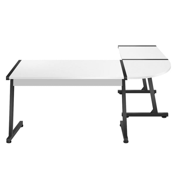 Bureau Huzaro HZ-Hero 6.0 Blanc Acier Fibre de Carbone 178 x 4 x 112 cm