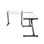 Bureau Huzaro HZ-Hero 6.0 Blanc Acier Fibre de Carbone 178 x 4 x 112 cm