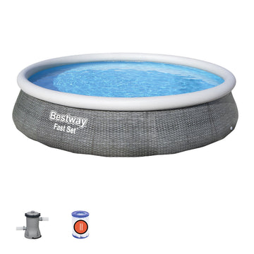 Piscine gonflable Bestway Gris 7340 L 396 x 84 cm