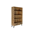 Étagère DKD Home Decor Noir Métal Brun foncé Bois de manguier 100 x 40 x 180 cm