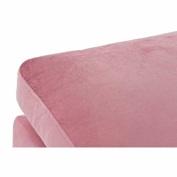 Repose-pied DKD Home Decor Rose Polyester Moderne (55 x 55 x 30 cm)