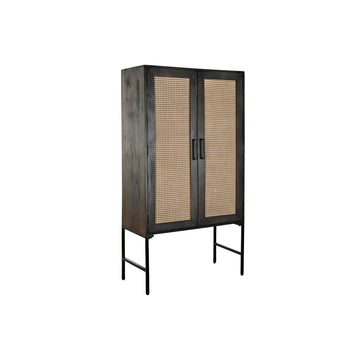 Buffet DKD Home Decor Bois Bois de manguier Marron Noir 85 x 40 x 162,5 cm