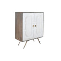 Buffet DKD Home Decor Gris Doré Blanc Laiton Bois de manguier (93 x 41 x 114 cm)