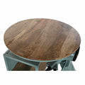 Table DKD Home Decor Bleu Marron Vert Fer Bois de manguier 116 x 72 x 110 cm