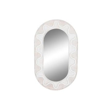 Miroir mural DKD Home Decor Blanc