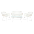 Ensemble Canapé + Table DKD Home Decor Métal rotin synthétique 124 x 74 x 84 cm