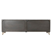 Meubles de télévision DKD Home Decor Métal Marron Bois de manguier 160 x 40 x 50 cm