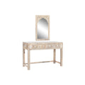 Console DKD Home Decor Naturel Bois de manguier Miroir 117 x 40 x 76 cm