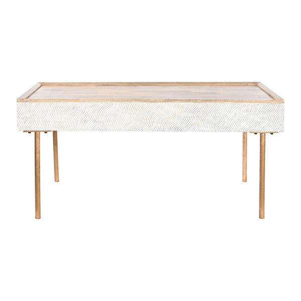 Table Basse Home ESPRIT Fer Bois de manguier 120 x 60 x 57 cm