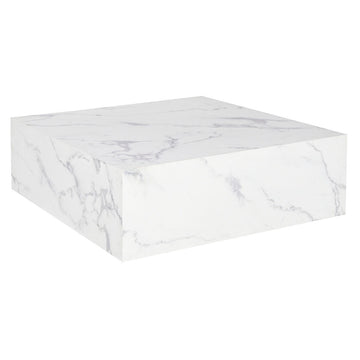 Table Basse Home ESPRIT Blanc Bois MDF 90 x 90 x 35 cm