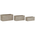 Jardinière Home ESPRIT Beige Magnésium 74,5 x 37,5 x 37,5 cm