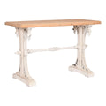 Console Home ESPRIT Jaune Blanc Sapin Bois MDF 120 x 50 x 77 cm