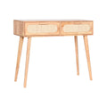 Console Home ESPRIT Métal Bois d'hévéa 100 x 30 x 78 cm