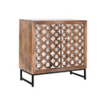 Buffet Home ESPRIT Marron Noir Argenté 80 x 38 x 80 cm