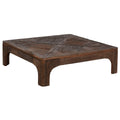 Table Basse Home ESPRIT Marron Bois 100 x 100 x 32 cm