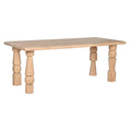 Table de Salle à Manger Home ESPRIT Naturel Bois de manguier 200 x 90 x 76 cm