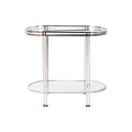 Table d'appoint Home ESPRIT Argenté Acier Miroir 70 x 35 x 63 cm