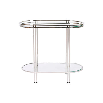 Table d'appoint Home ESPRIT Argenté Acier Miroir 70 x 35 x 63 cm