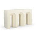 Console Home ESPRIT Blanc Bois de manguier 150 x 35 x 87 cm