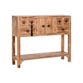 Console Home ESPRIT Noir Sapin Bois MDF 96 x 24 x 79 cm