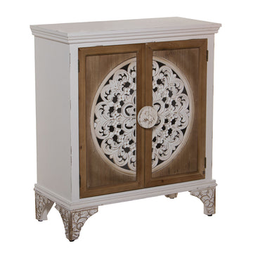 Commode Alexandra House Living Blanc Bois 81 x 39 x 92 cm