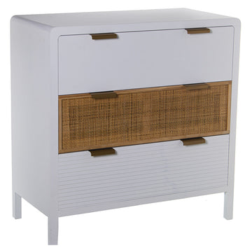 Commode Alexandra House Living Blanc Bois 80 x 40 x 82 cm