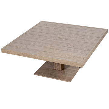 Table Alexandra House Living Beige 101 x 101 cm Réglable