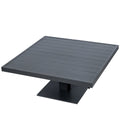 Table Alexandra House Living Anthracite 101 x 101 cm Réglable