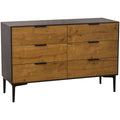 Commode Alexandra House Living Bois Métal 114 x 40 x 74 cm