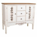 Buffet Alexandra House Living Blanc Bois d'épicéa Bois MDF 40 x 86 x 100 cm