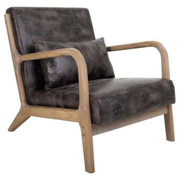 Siège Alexandra House Living Marron Bois 83 x 74 x 66 cm