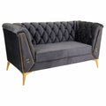 Canapé Alexandra House Living Gris 72 x 75 x 153 cm