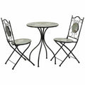 Ensemble Table + 2 Chaises Alexandra House Living Noir 60 x 75 x 60 cm