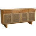 Buffet Alexandra House Living Marron Bois d'épicéa Bois de paulownia 36 x 75 x 160 cm