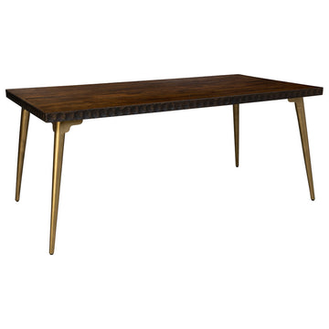 Table Alexandra House Living Marron 90 x 76 x 180 cm