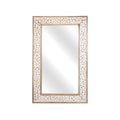 Miroir mural Romimex Naturel Bois de manguier 76 x 121 x 4 cm