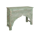 Console Romimex Blanc Bois de manguier 125 x 90 x 40 cm