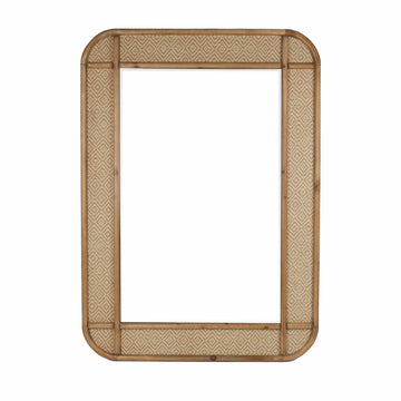 Miroir mural Romimex Naturel Bois 81 x 112 x 3 cm