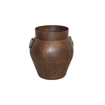 Vase Romimex Marron Métal 35 x 40 x 35 cm