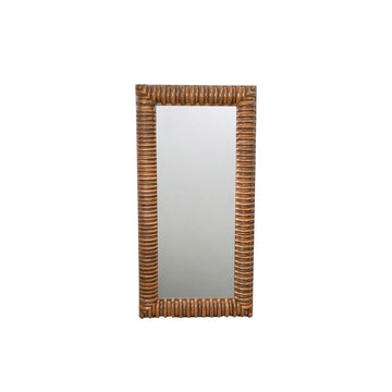 Miroir mural Romimex Naturel Bois de manguier 153 x 76 x 9 cm