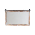 Miroir mural Romimex Naturel Métal Bois MDF 67 x 102 x 1 cm