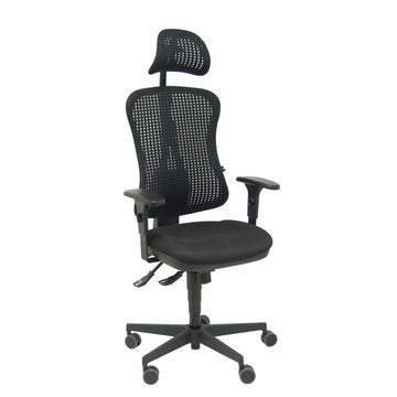 Chaise de Bureau avec Appui-tête Agudo P&C 840B23C Noir