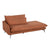 Canapé chaise longue Marron Bois Fer Foam 210 x 100 x 90 cm