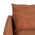 Canapé chaise longue Marron Bois Fer Foam 210 x 100 x 90 cm