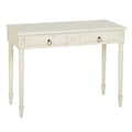 Console Blanc Bois d'épicéa Bois MDF 100 x 45 x 76 cm