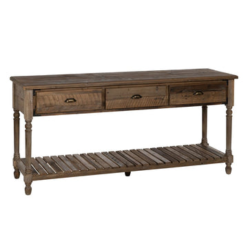 Console Marron Bois d'épicéa Bois MDF 184,5 x 50 x 86,8 cm